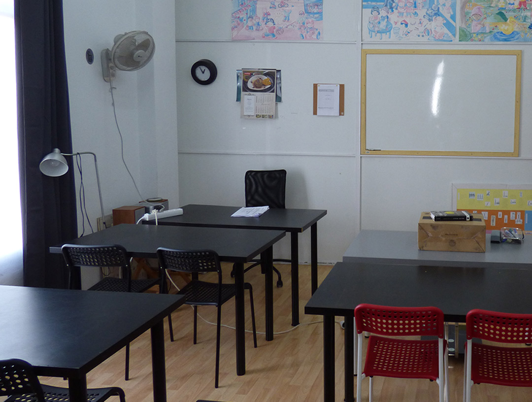 Interior de aula en Academias FEP 3